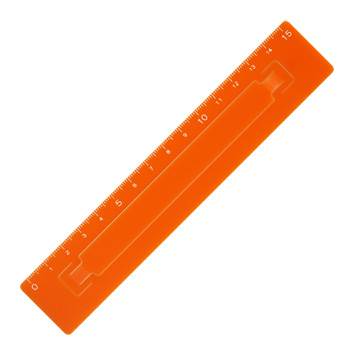 スリットルーラーP１５cm  品番：110200040 無地 オレンジマダー,固定も移動も自在にできる定規,ずれない定規,滑らない定規,non-slip ruler,レトロ,デザイン,シンプル,ユニーク,おしゃれ,上質,高級,丈夫,プレゼント,ギフト,贈り物,記念,祝い,ノベルティ,プロモーション,文具,文房具